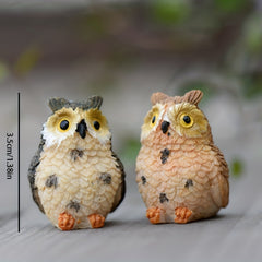 Owl Statue Garden Lawn Patio Outdoor Decor