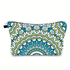 Bohemia Printed Waterproof Cosmetic Bag for Women
