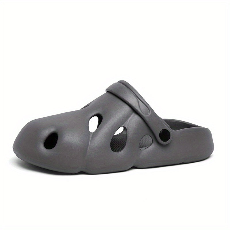 Men's Lightweight Comfy Clogs Hollow Out Non Slip Garden Shoes