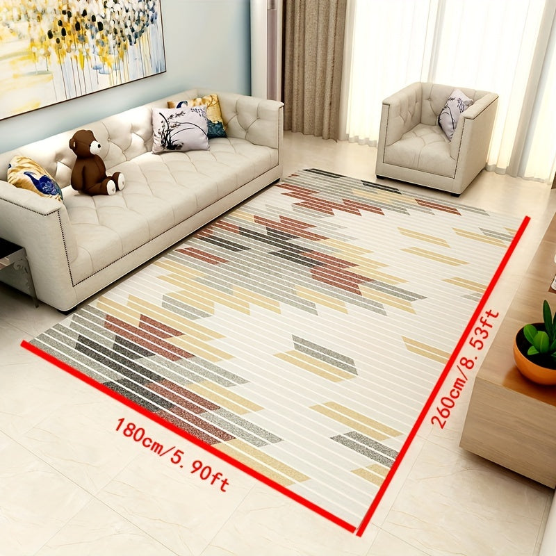 Modern Crystal Velvet Large Area Rug Soft and Comfortable