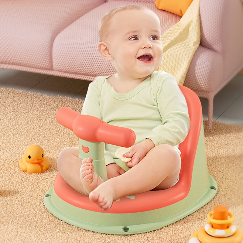 Newborn Baby Bath Chair Non Slip Tub Stool for Sitting & Lying