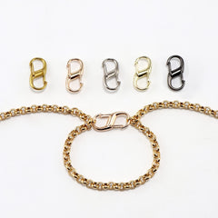 Adjustable Metal Buckle Bag Chain Shortener Strap Clasps DIY Connector