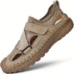 Men's Slip on Sandals Durable Non Slip Outdoor Hiking Trekking Sandals