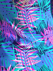 Vacay Tankini Set Women's Plus Tropical Print V Neck Layered Cami Top