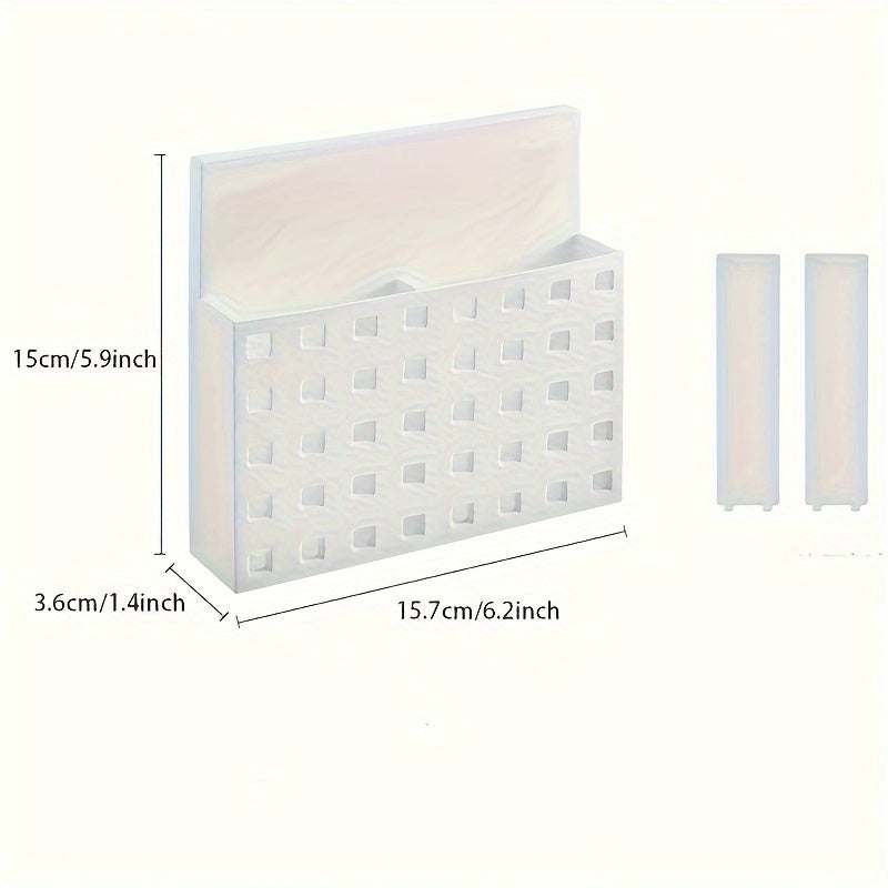Hollow Wall Storage Rack Magnetic Suction And Adhesive Dual purpose Storage Box