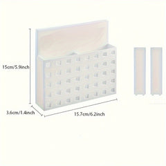 Hollow Wall Storage Rack Magnetic Suction And Adhesive Dual purpose Storage Box