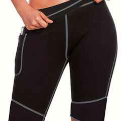 Women's Neoprene Sauna Sweat Shorts Weight Loss Body Shaper Yoga Leggings