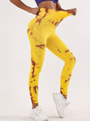 Tie Dye Quick Dry Running Leggings for Women