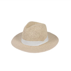 French Style Straw Hat Lightweight Foldable Summer Beach Hat