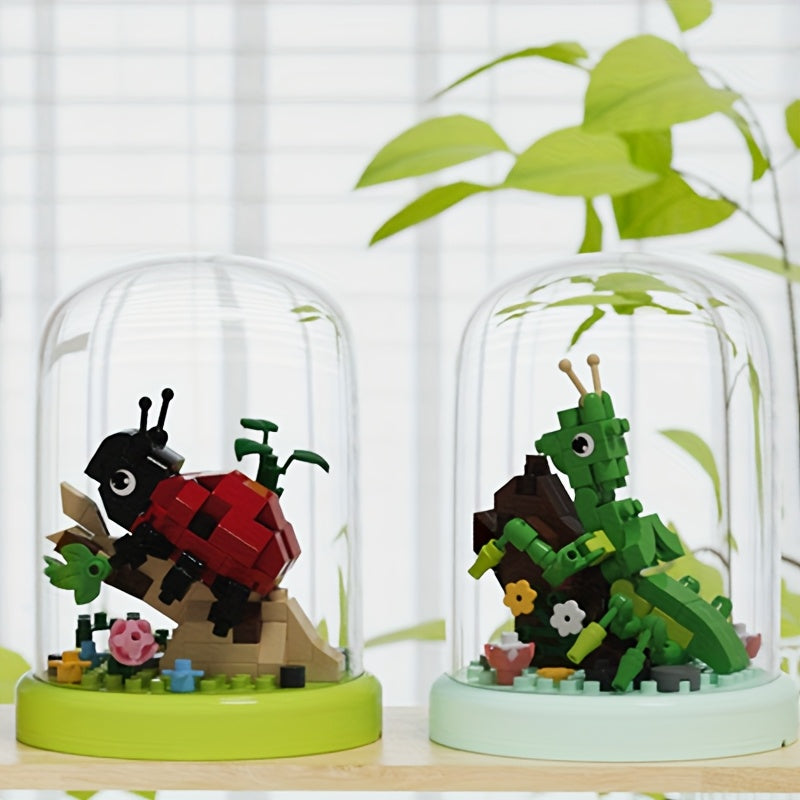 Micro Insect & Flower Puzzle Toys - Home Decor Gift