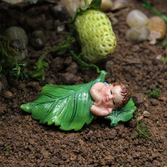Flower Fairy Statue Micro landscape Ornaments Resin Succulent Plant Decor