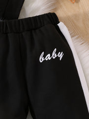 Baby Boys Casual Sweatshirt & Sweatpants Set for Autumn/Spring