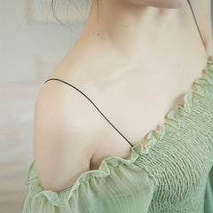 2 Pairs Transparent Bra Straps Invisible Adjustable Underwear Straps