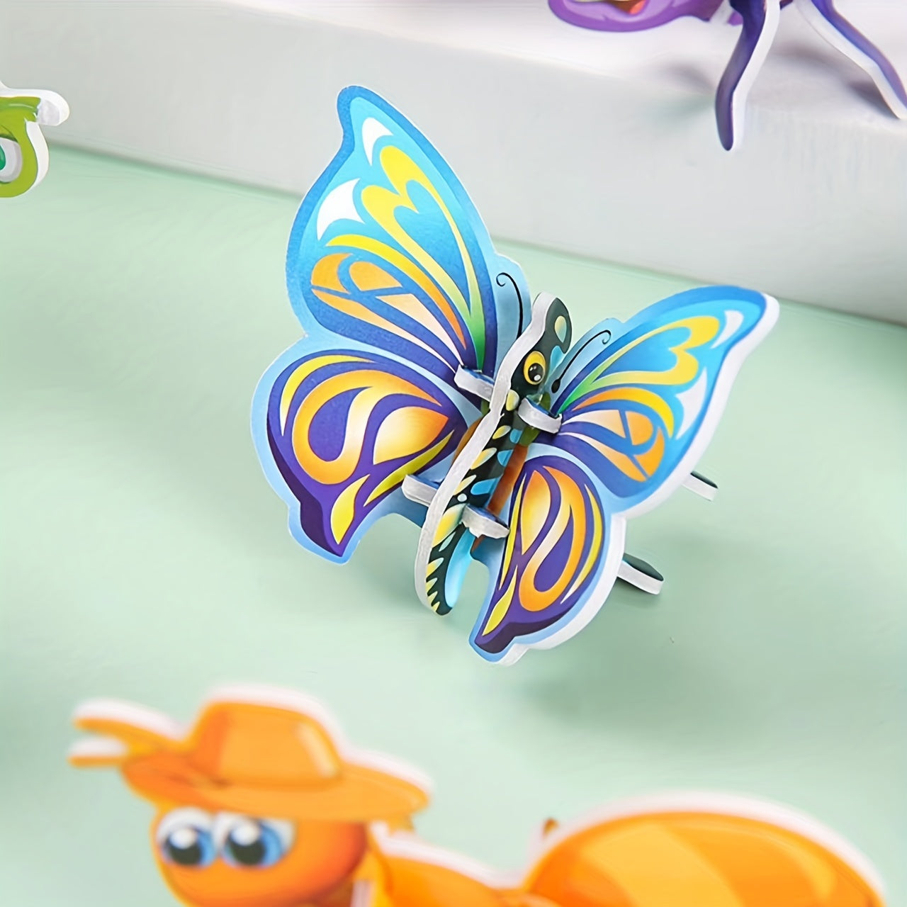 10pcs Insect 3D Jigsaw Puzzle Toy Intelligence Splicing