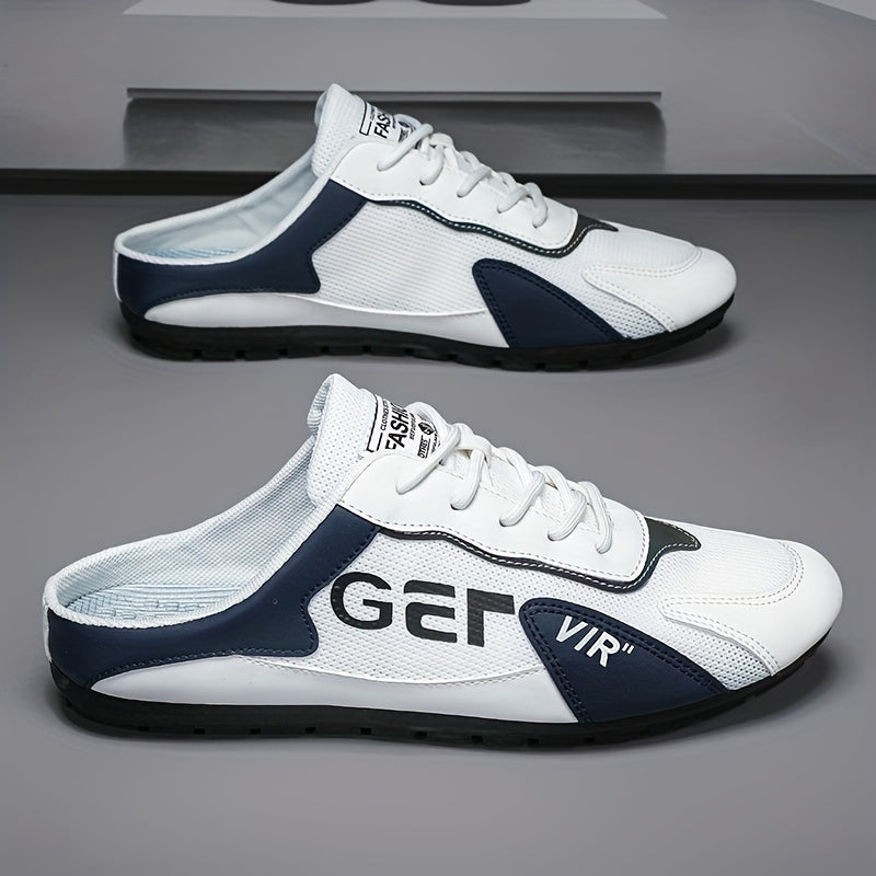 Men's Lightweight Breathable Slip-on Slippers Non Slip Casual Shoes