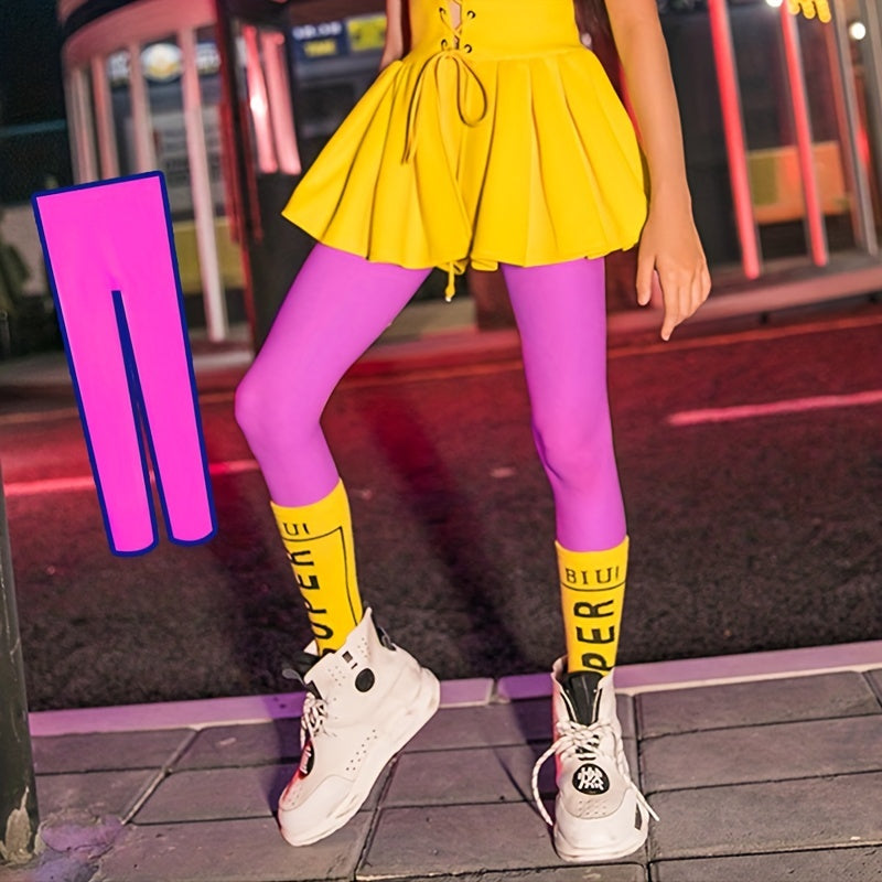 Girls Kids Hip hop Punk Style Stockings Tights Pantyhose