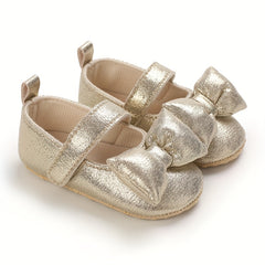 Cute Glitter Bow Sandals for Baby Girls