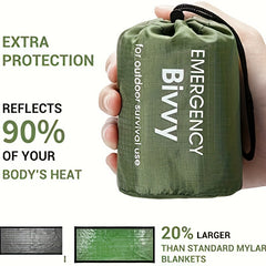 Emergency Sleeping Bag With Compass & Whistle