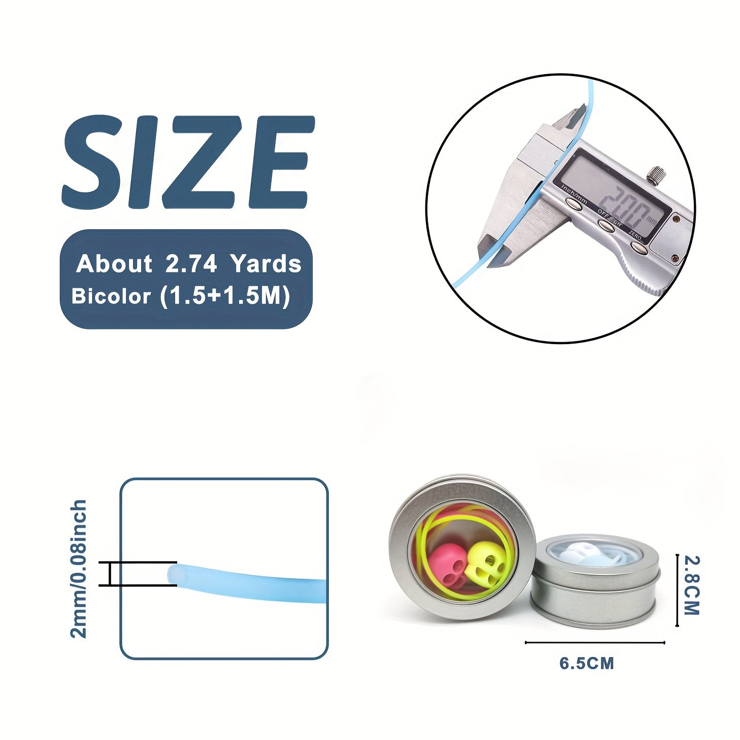 Rope Stopper Set Fixation Rope & Needles 5m Holding Ropes Accessories