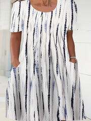 Boho Tee Dress with Pockets