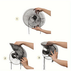 Foldable Fishing Net Collapsible Mesh Fishing Gear