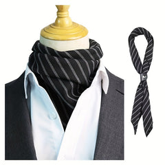 Jacquard Collar Scarf Men's Square Neckerchief