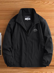 Men's Lightweight Zip Up Sports Jacket Spring Fall Outwear