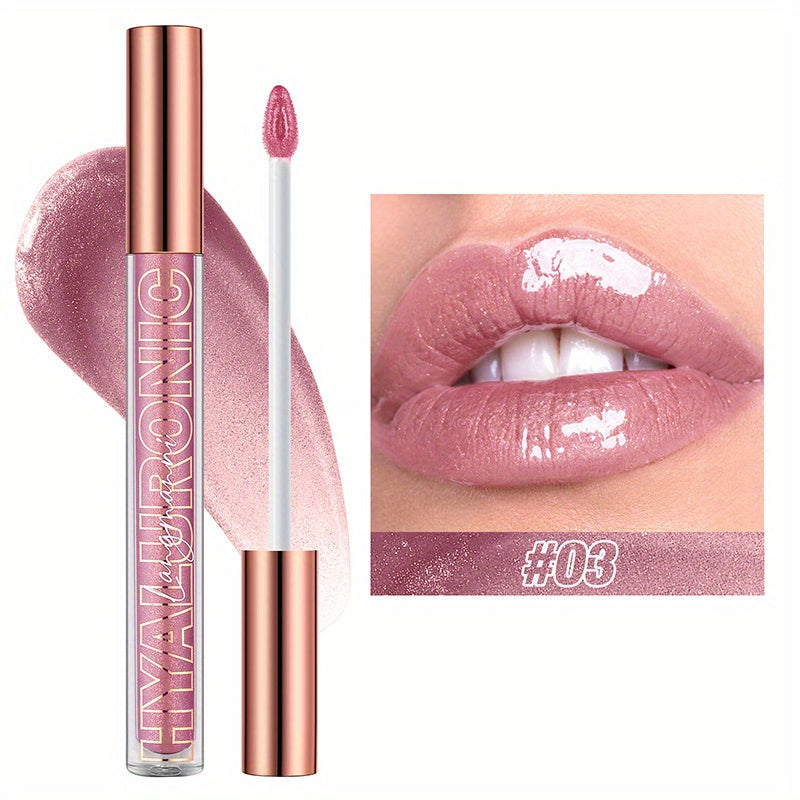 Hydrating Glitter Lip Gloss Long Lasting Waterproof High Pigment