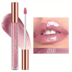 Hydrating Glitter Lip Gloss Long Lasting Waterproof High Pigment