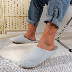 Soft Plush Cozy House Slippers Anti-skid Slip-on Shoes for Men