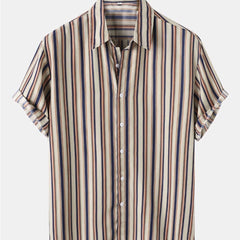 Men's Floral Casual Short Sleeve Shirts