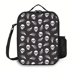 Funny Skeleton Insulated Lunch Bag Ice Pack Waterproof Picnic Bag