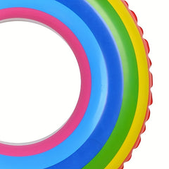 Rainbow Watermelon Inflatable Pool Party Float for Adults & Kids