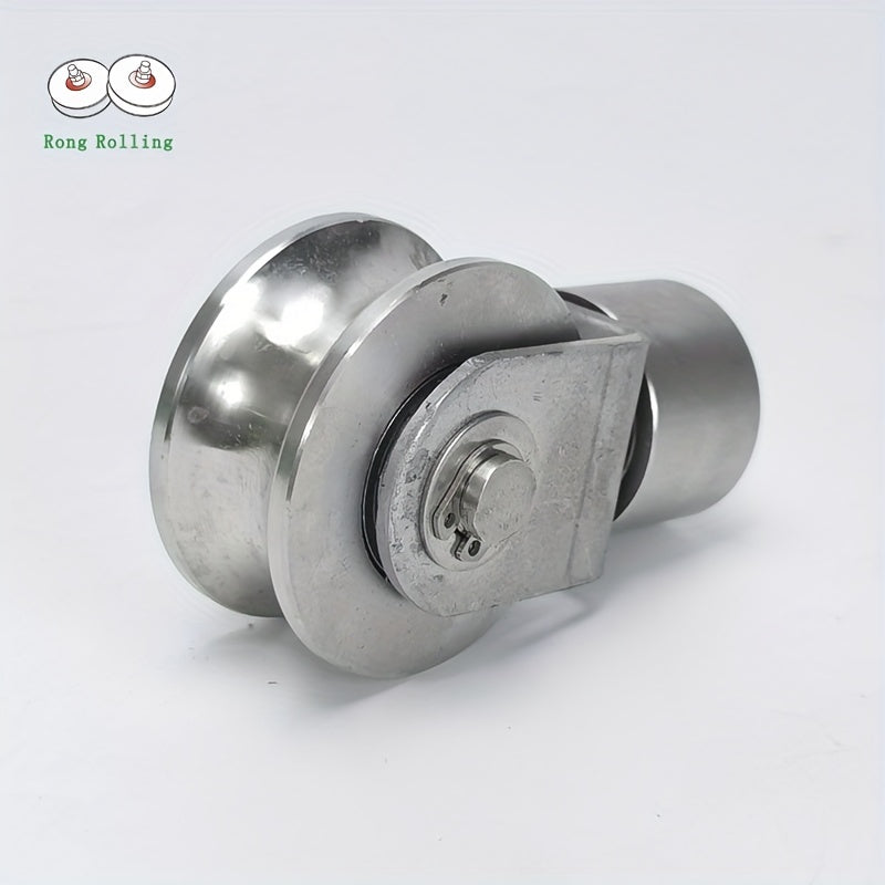 2pcs 304 Stainless Steel Sliding Gate Roller U Groove 16mm Universal Wheel
