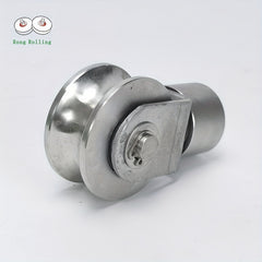 2pcs 304 Stainless Steel Sliding Gate Roller U Groove 16mm Universal Wheel