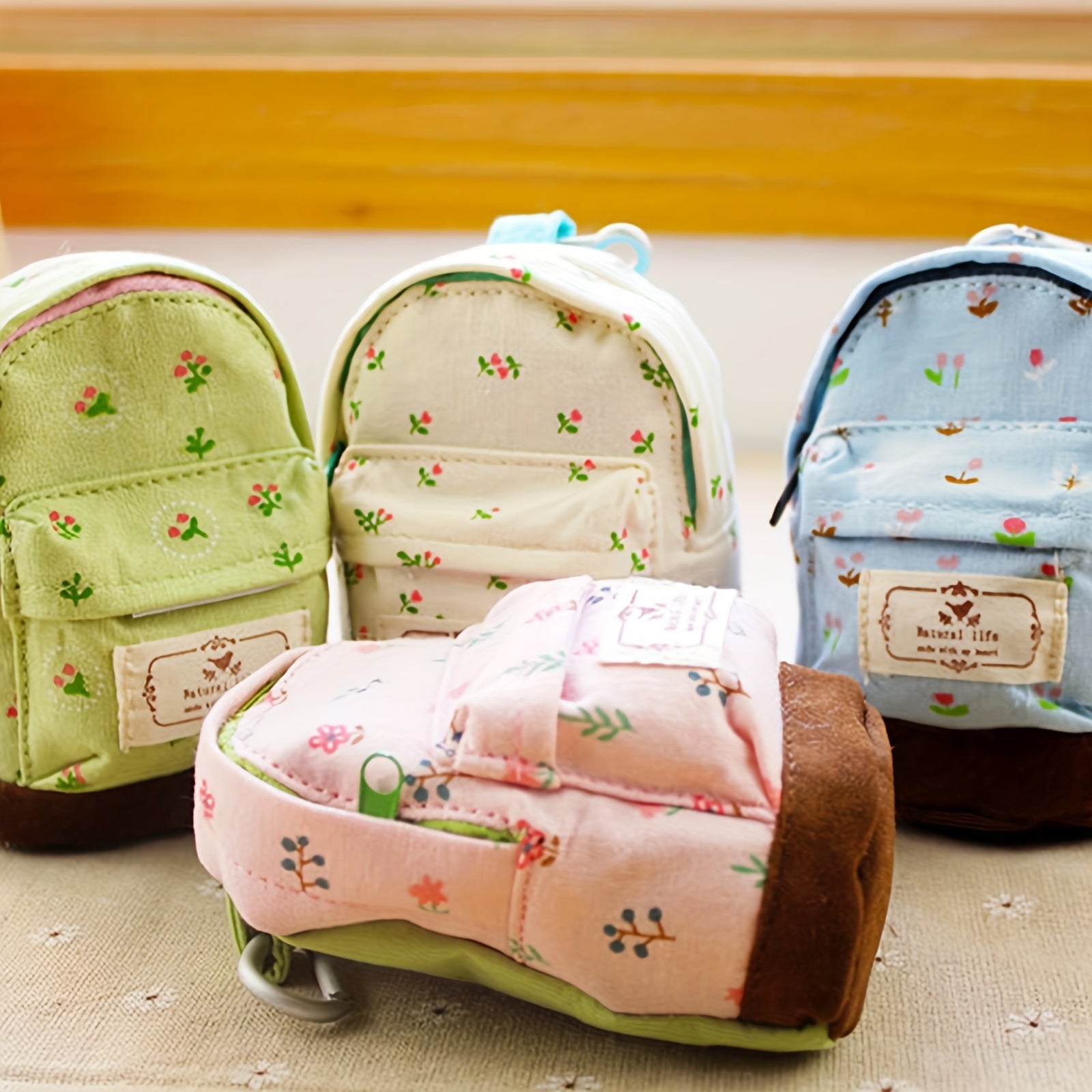 Mini Purse Backpack Key Chain Small Wallets