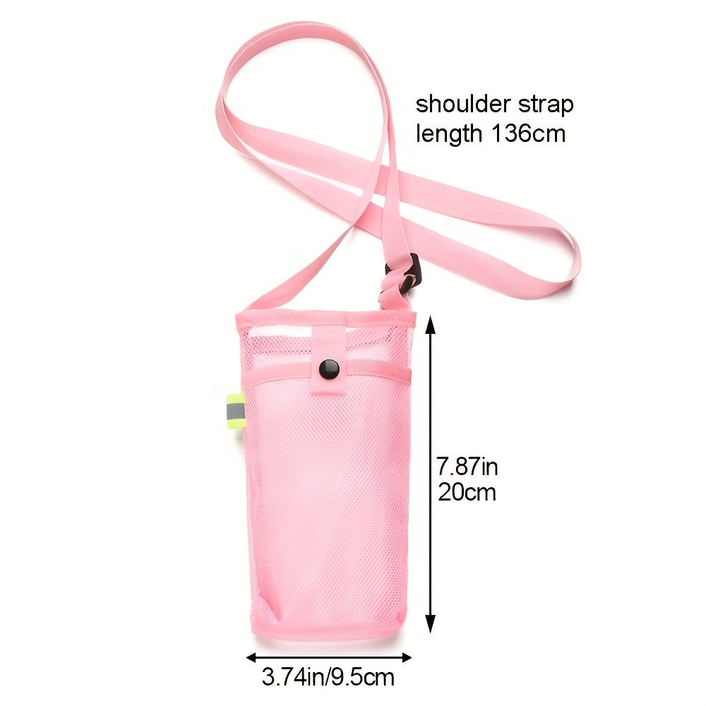 Mesh Pouch for Water Bottle & Phone, Beach & Outdoor Sports