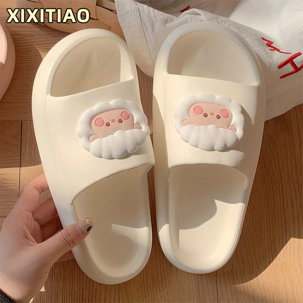 Cartoon Sheep Non Slip Slides Indoor Slip On Slippers Boy's
