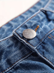 Men's Ripped Jeans Casual Street Style Denim Pants