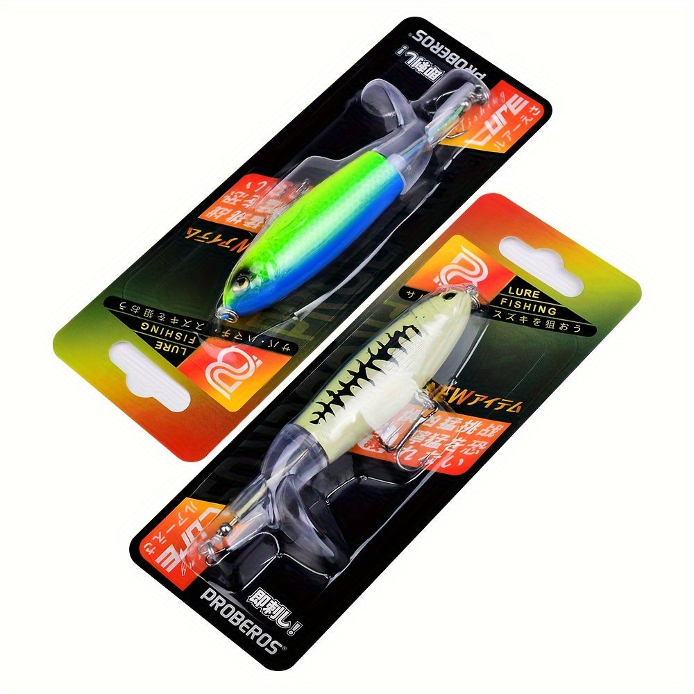 PROBEROS 5Pcs Lure Bait 10 4in 14 5 7in 360 Rotating Hard