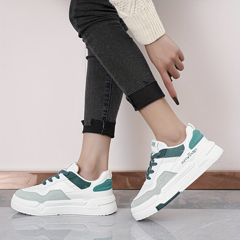 Women's Winter Lace Up Thermal Skate Shoes with Faux Fur Lining