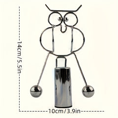 Newtonian Mechanics Tumbler Cat Owl Balance Ornament Physics Craft Ornament