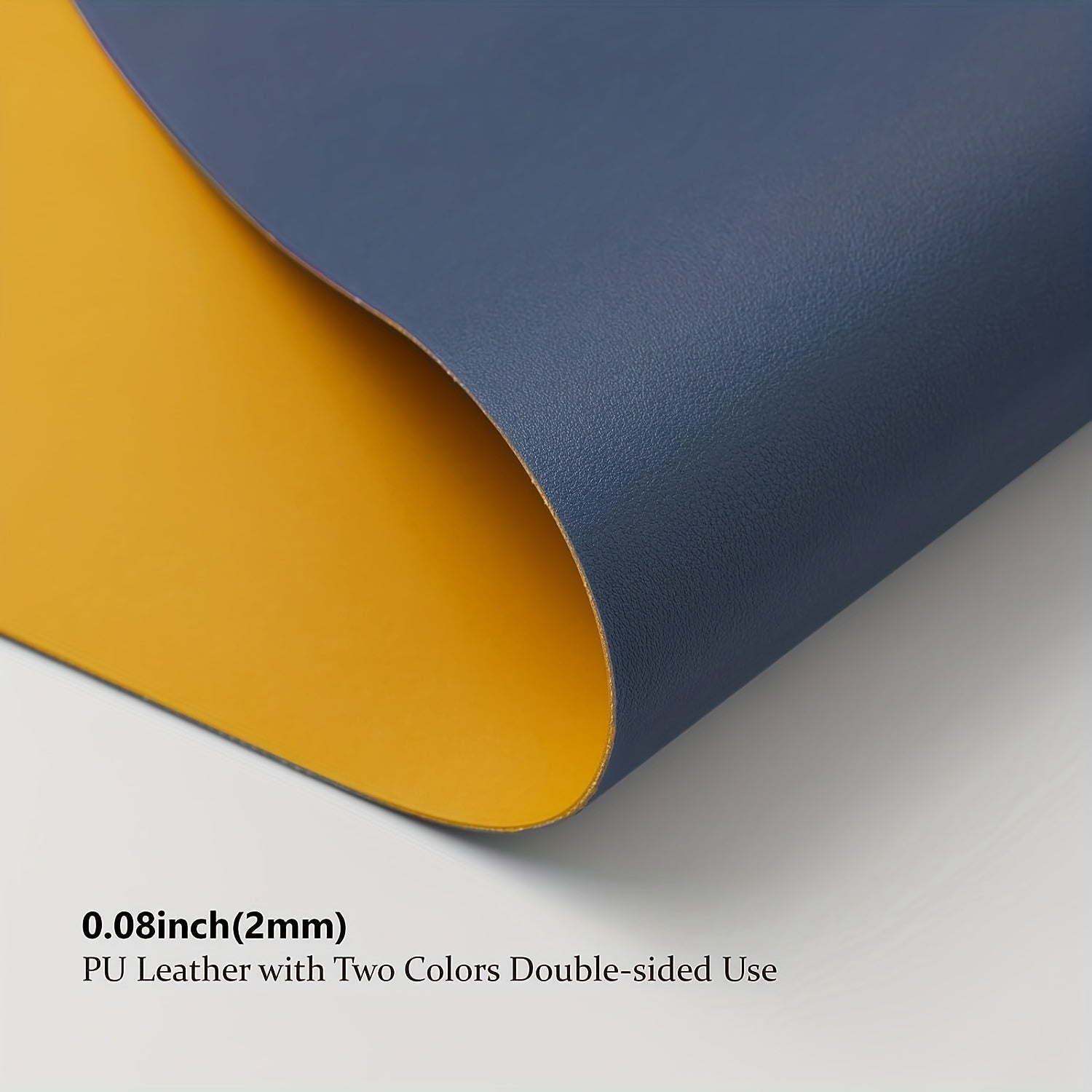 Double Sided Faux Leather Table Mat Waterproof Desk Writing Board