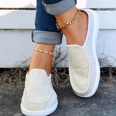 Beige Casual Mules Sneakers Lightweight Walking Shoes