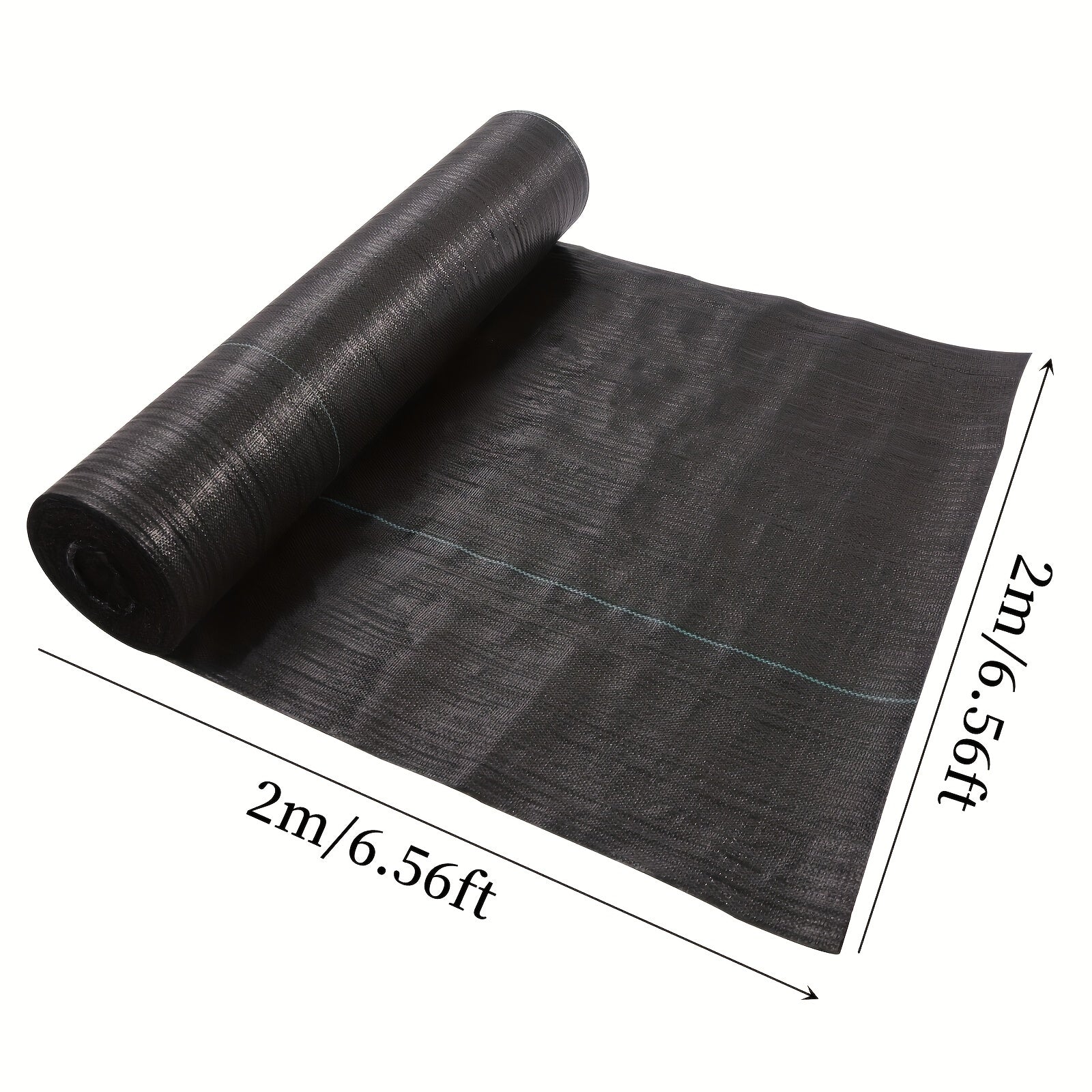 6ft x 50ft Agricultural Weed Control Mulch Plastic Ground Cover