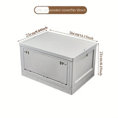Retro Outdoor Storage Box Camping Car Trunk Storage Bin