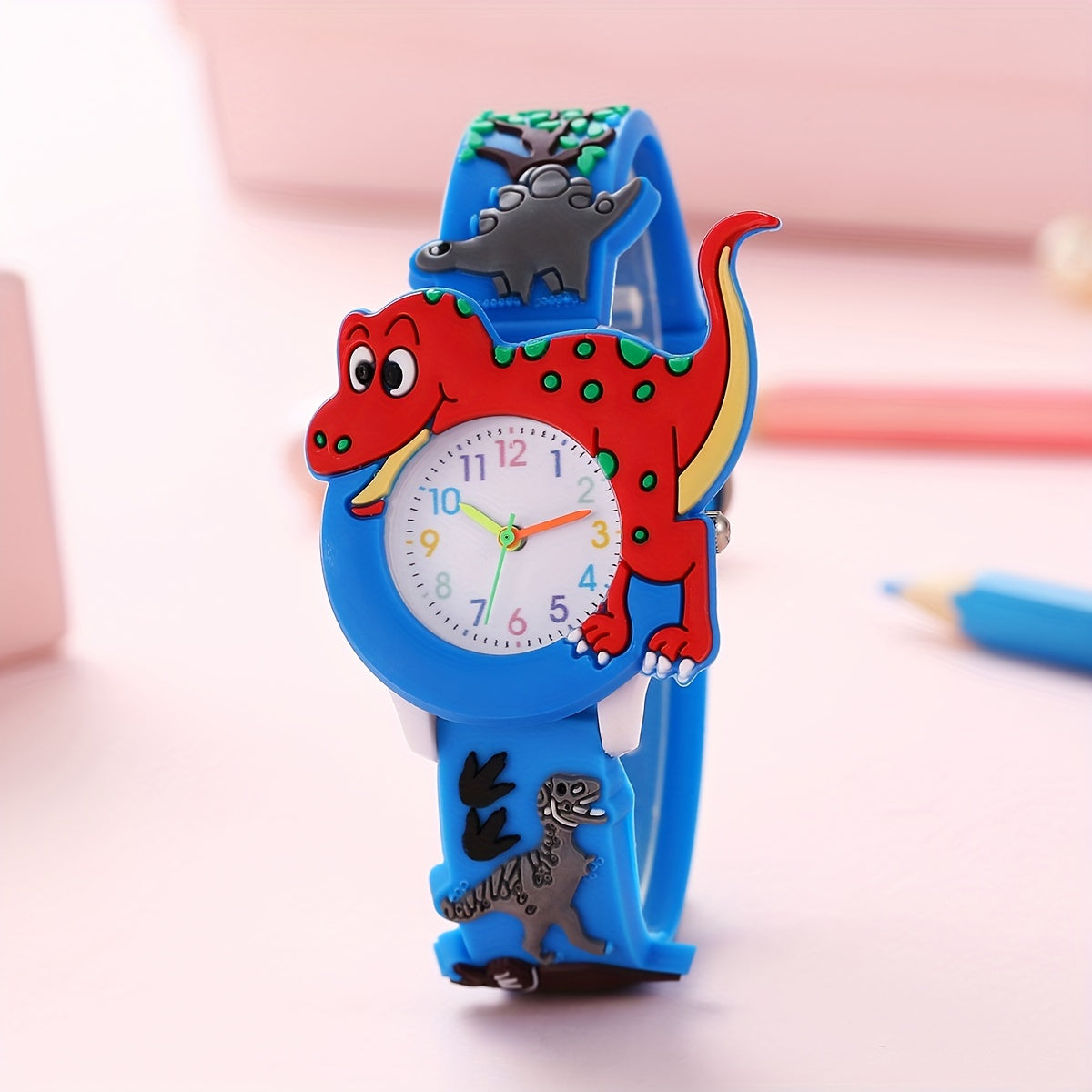 Cartoon Dinosaur T-Rex Kids Watch