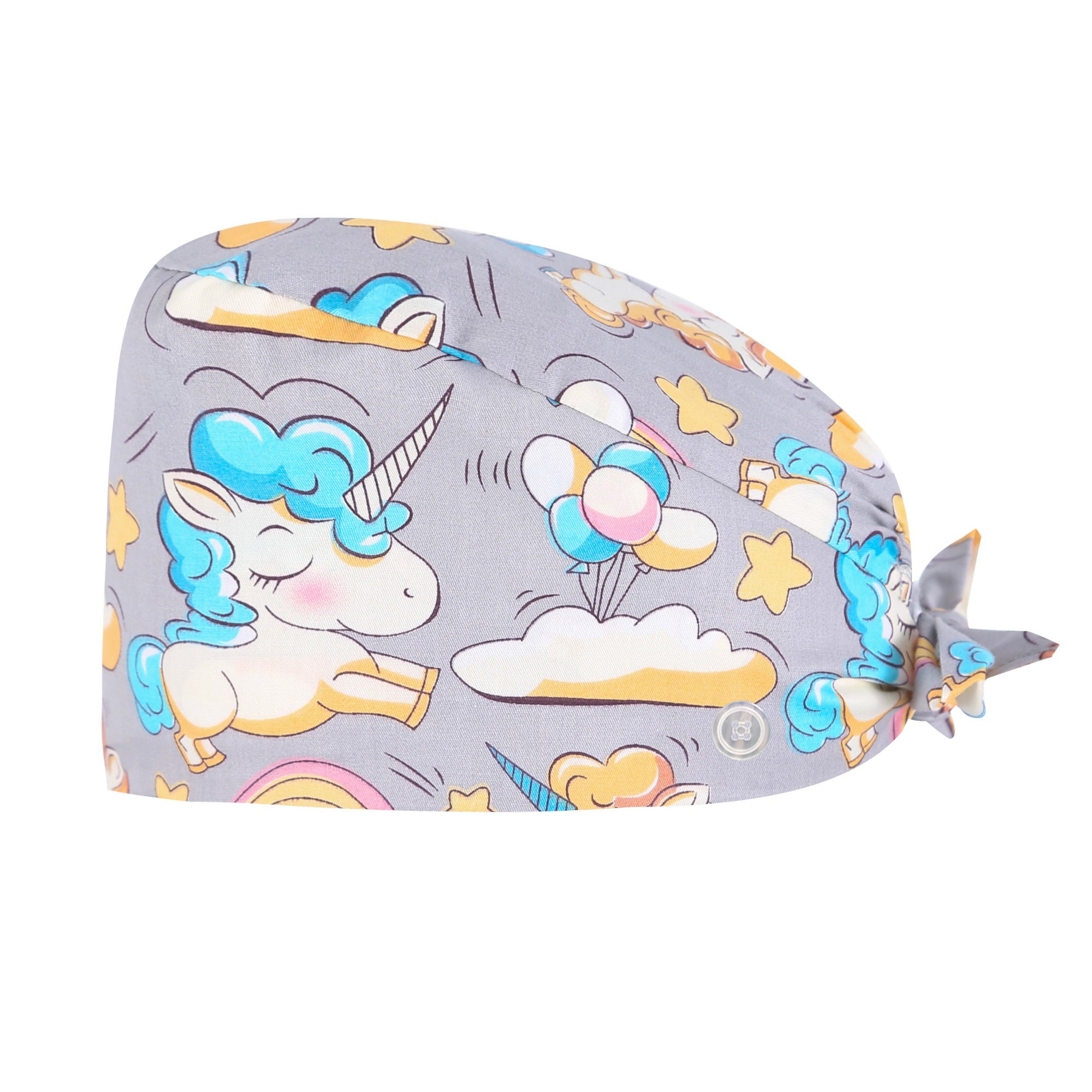 Puppy Animals Print Working Cap Unisex Cotton Hat with Sweatband