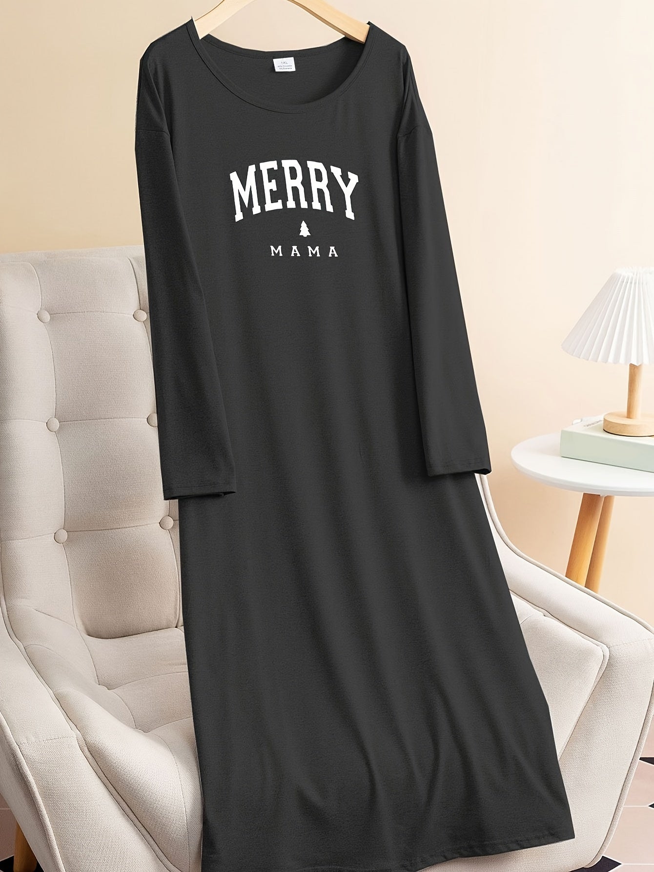 Christmas Lounge Dress Women's Tee Dress