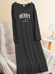 Christmas Lounge Dress Women's Tee Dress